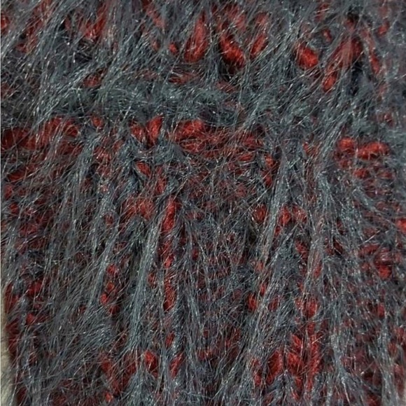 Urban Outfitters Women's Grey and Burgundy Sweater Small/Petite - Picture 5 of 11